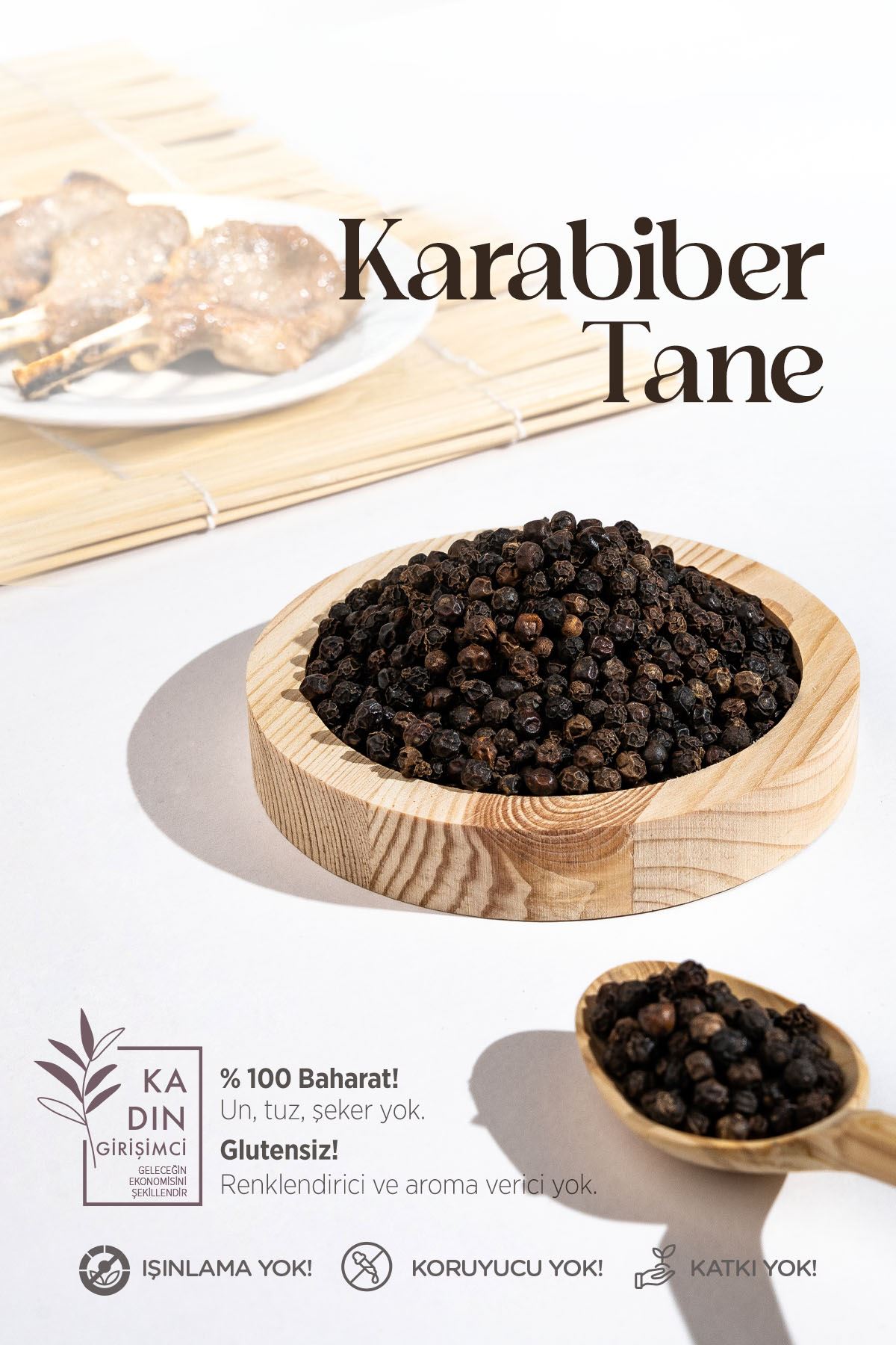 Karabiber Tane 90 Gr (Pet Şişe)